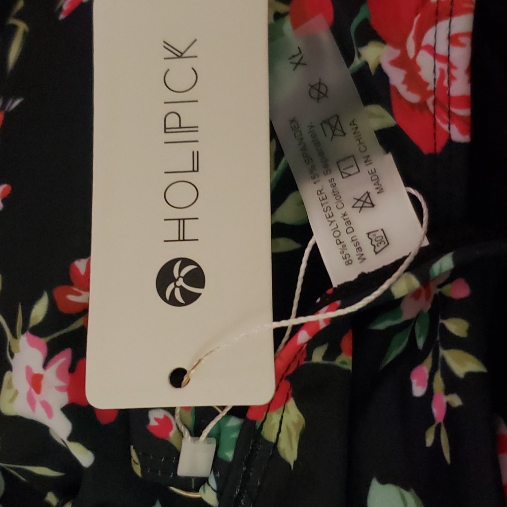 HOLIPICK One Piece Ruffle Swimsuit - Picture 7 of 7